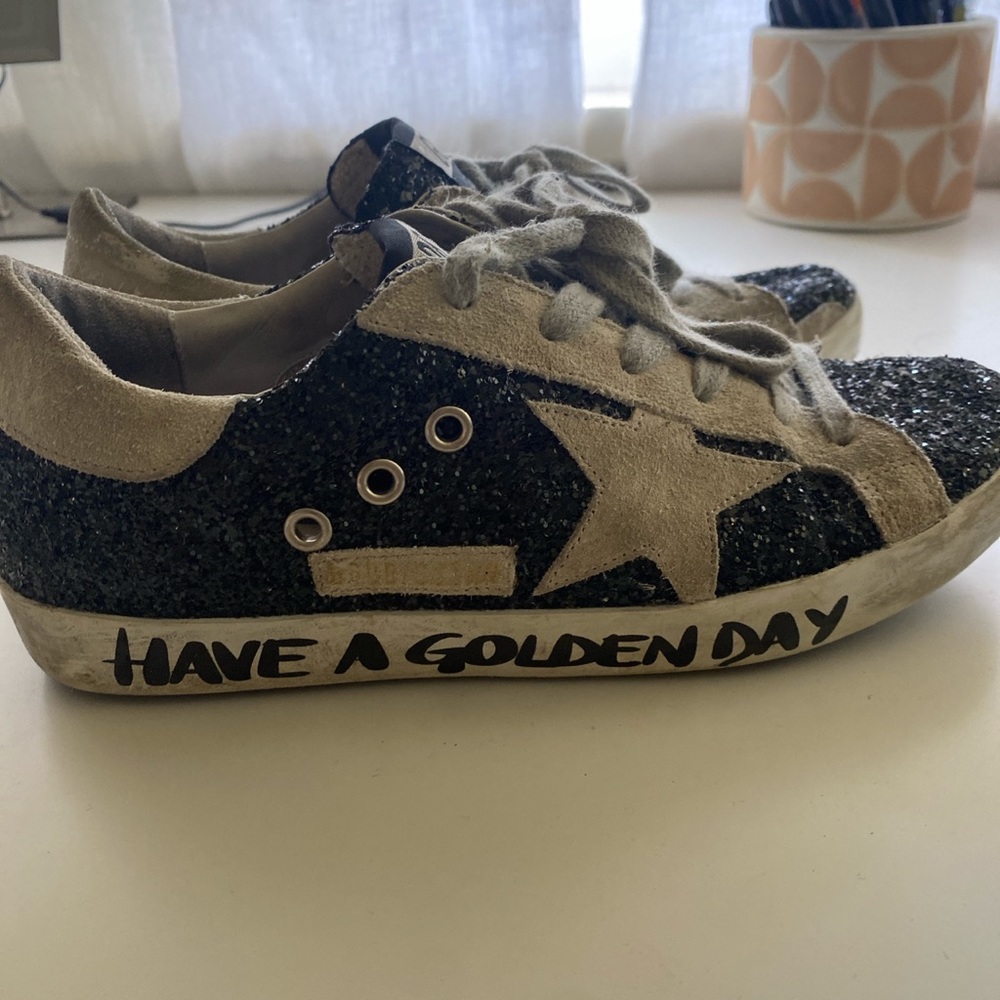 Golden goose sparkly have a golden day shoes
